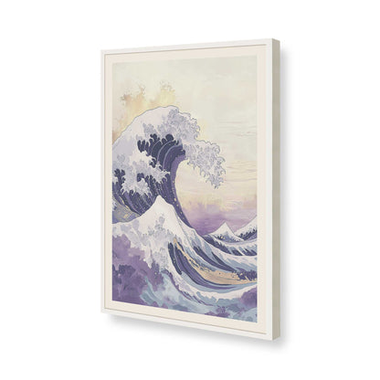 [Color:Opaque White], Picture of art in a Opaque White frame of the corner
