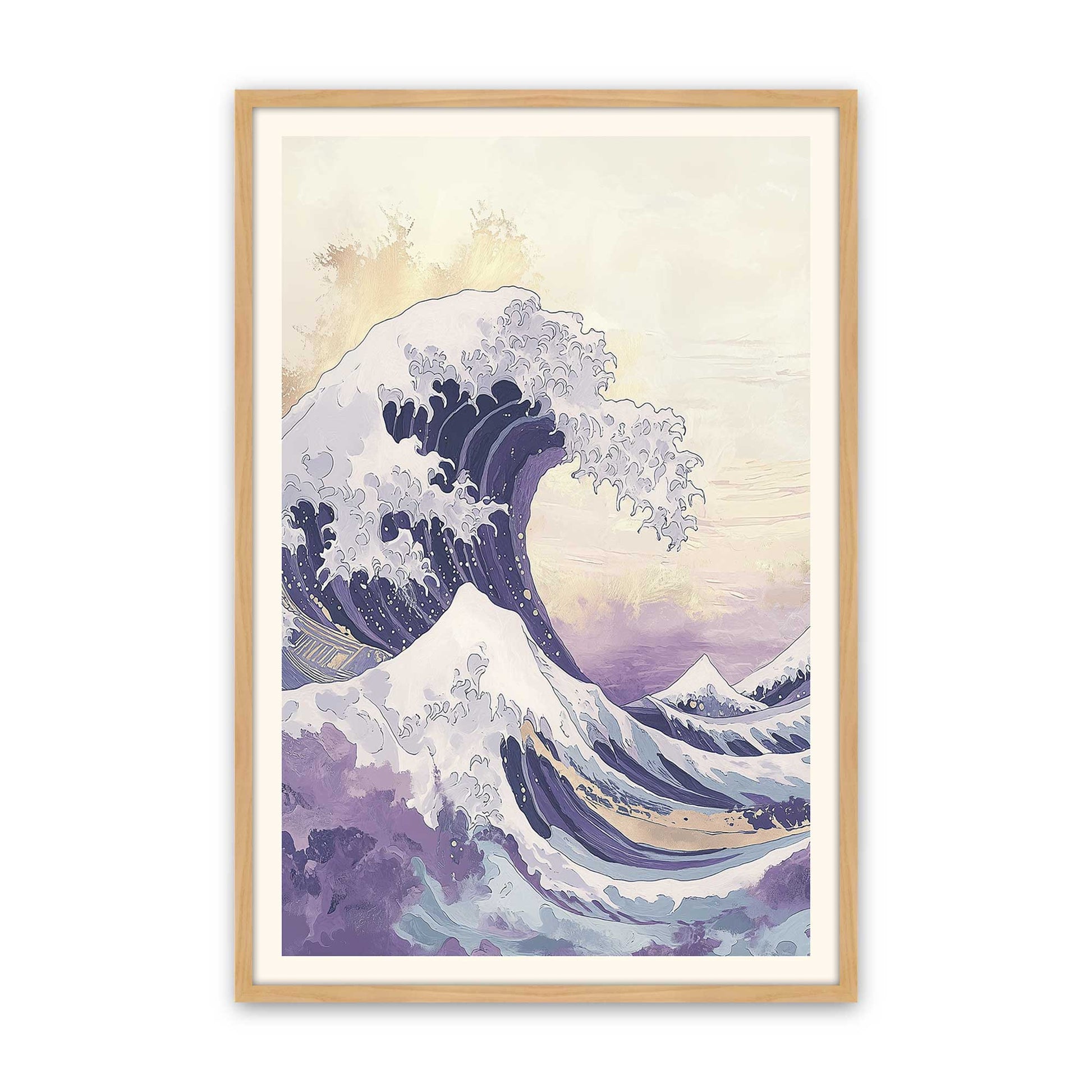 [Color:American Maple], Picture of art in a American Maple frame