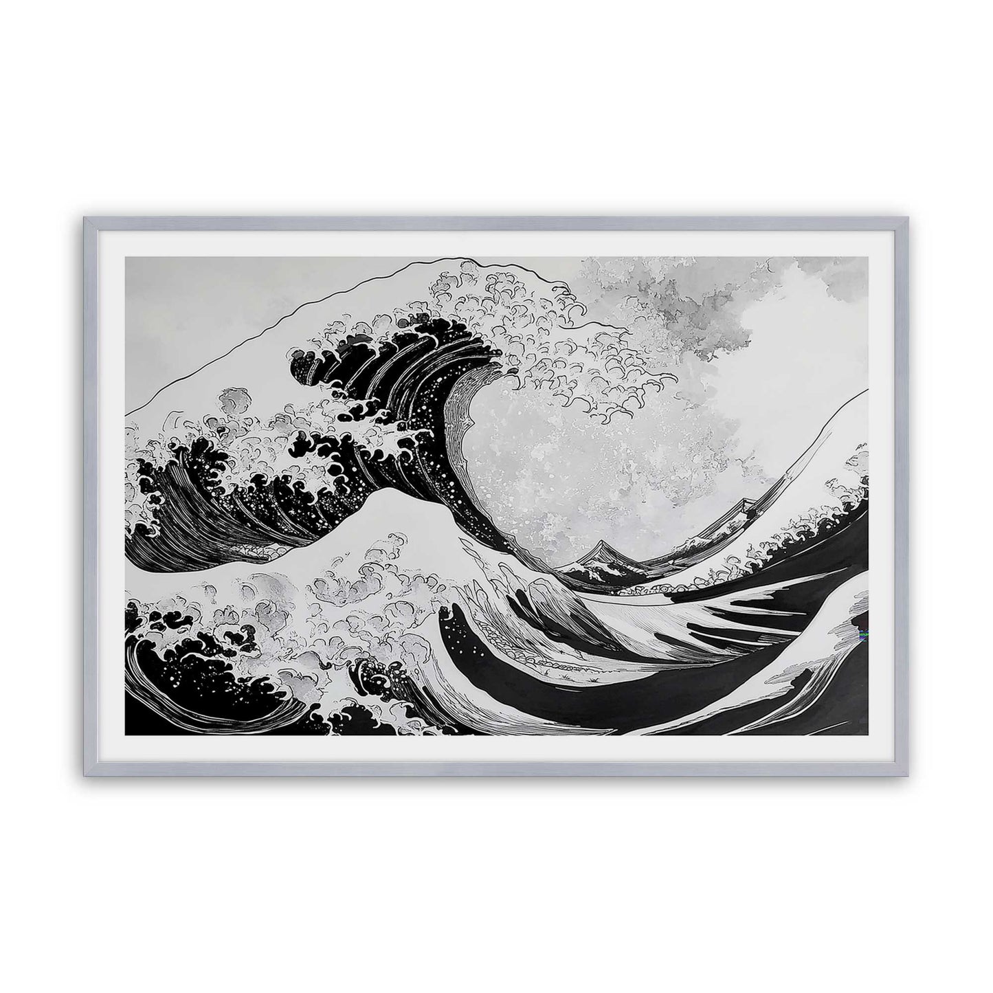 [Color:Polished Chrome], Picture of art in a Polished Chrome frame