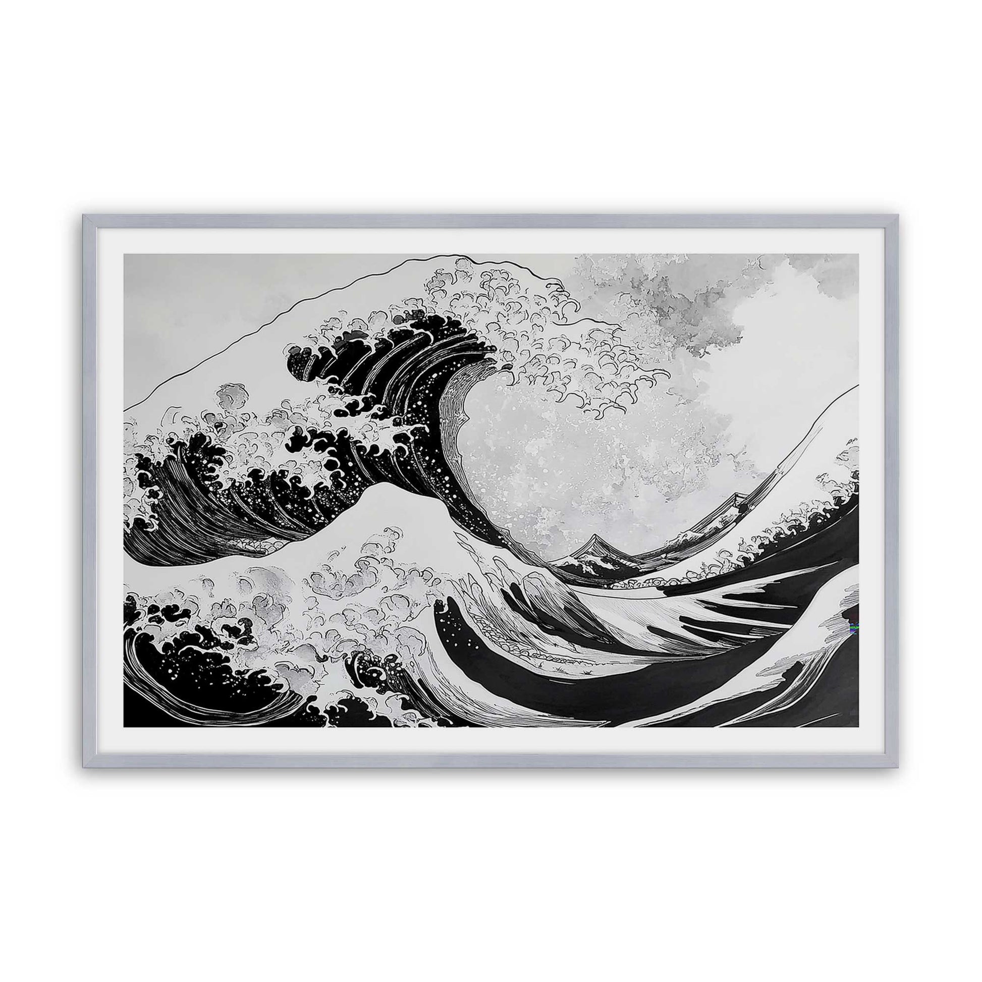 [Color:Polished Chrome], Picture of art in a Polished Chrome frame