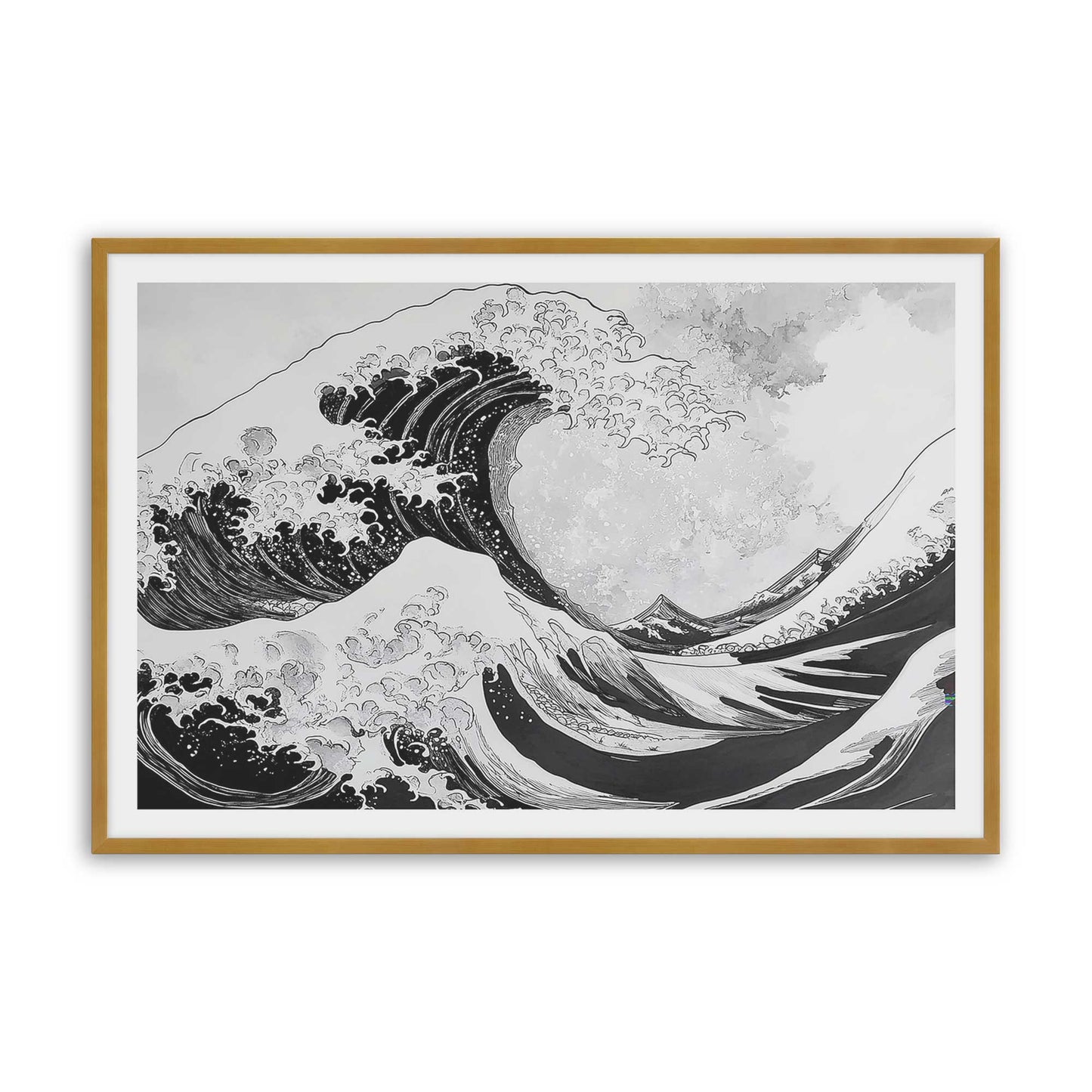 [Color:Polished Gold], Picture of art in a Polished Gold frame
