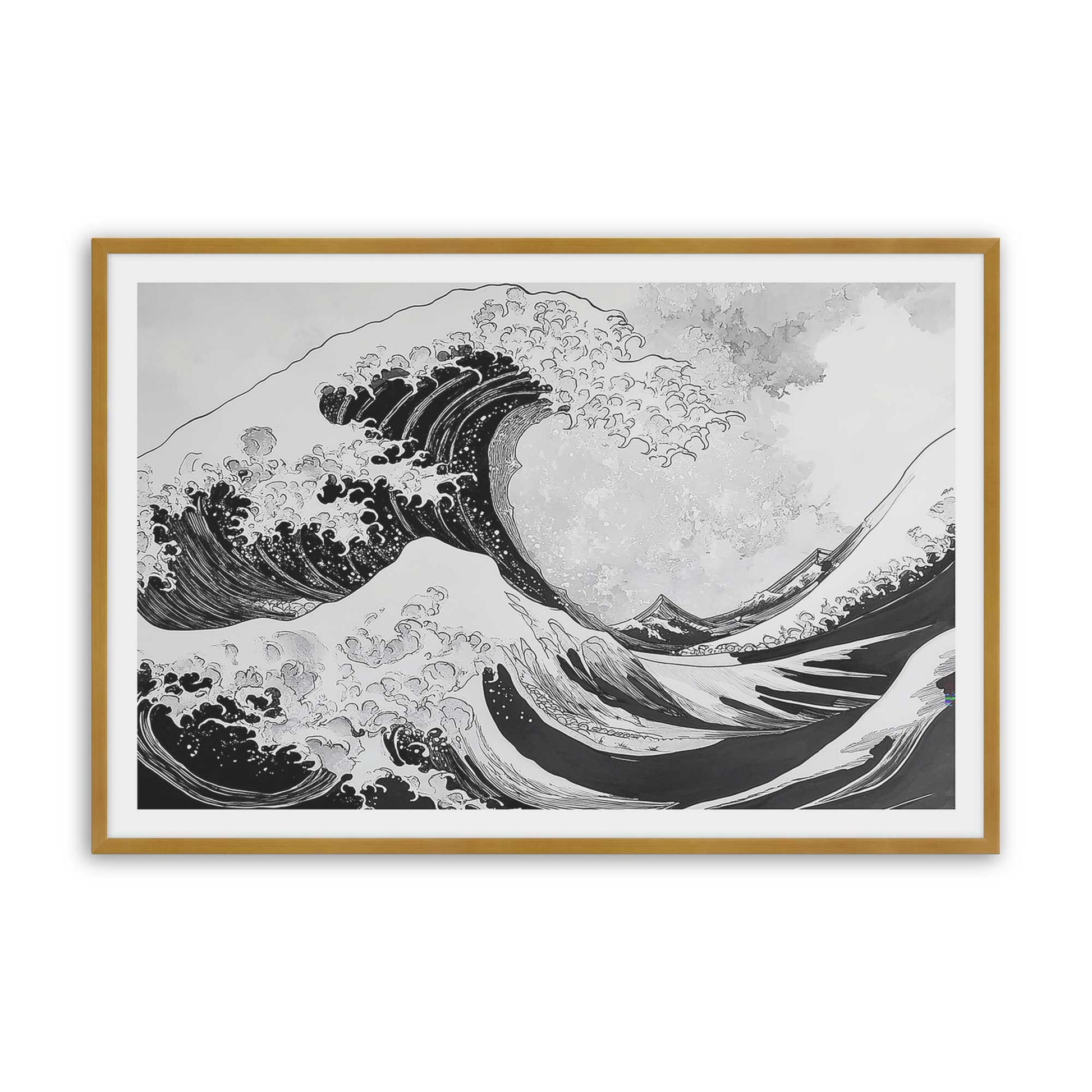 [Color:Polished Gold], Picture of art in a Polished Gold frame