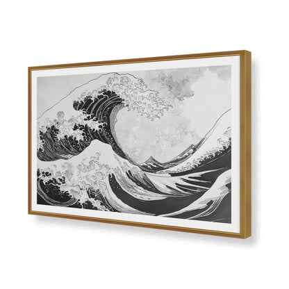 [Color:Polished Gold], Picture of art in a Polished Gold frame of the corner