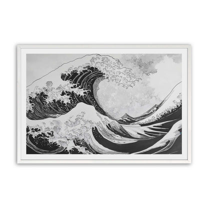[Color:Opaque White], Picture of art in a Opaque White frame