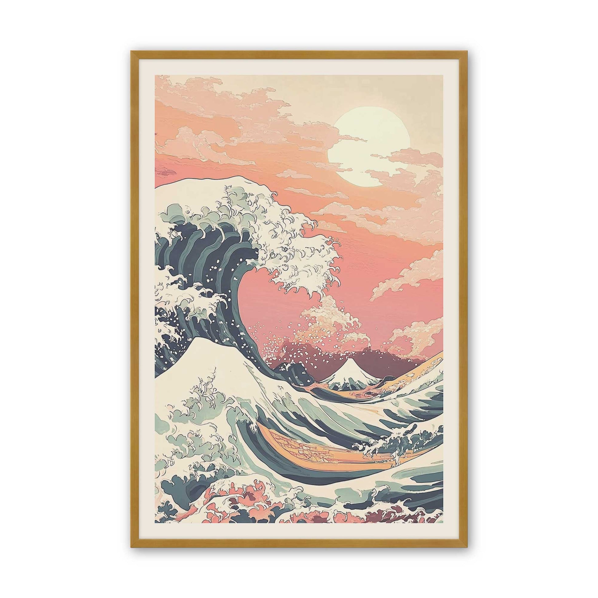[Color:Polished Gold], Picture of art in a Polished Gold frame