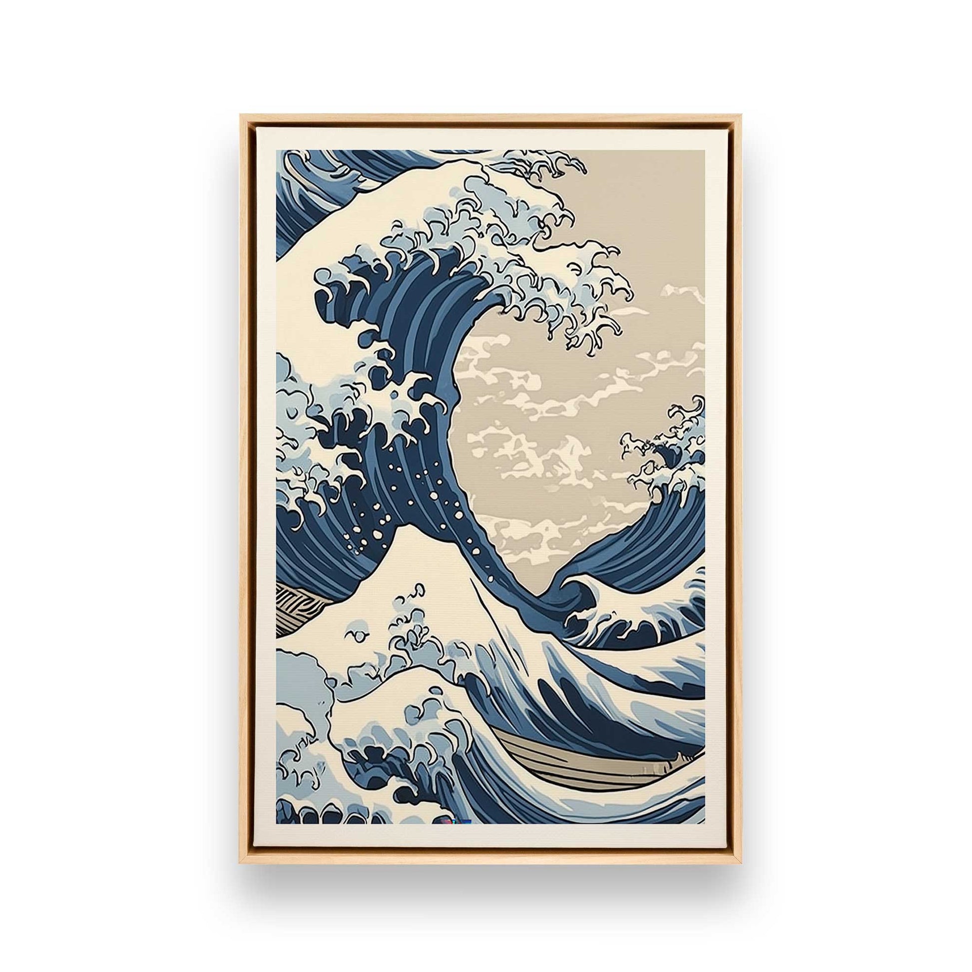 [Color:American Maple], Picture of art in a American Maple frame