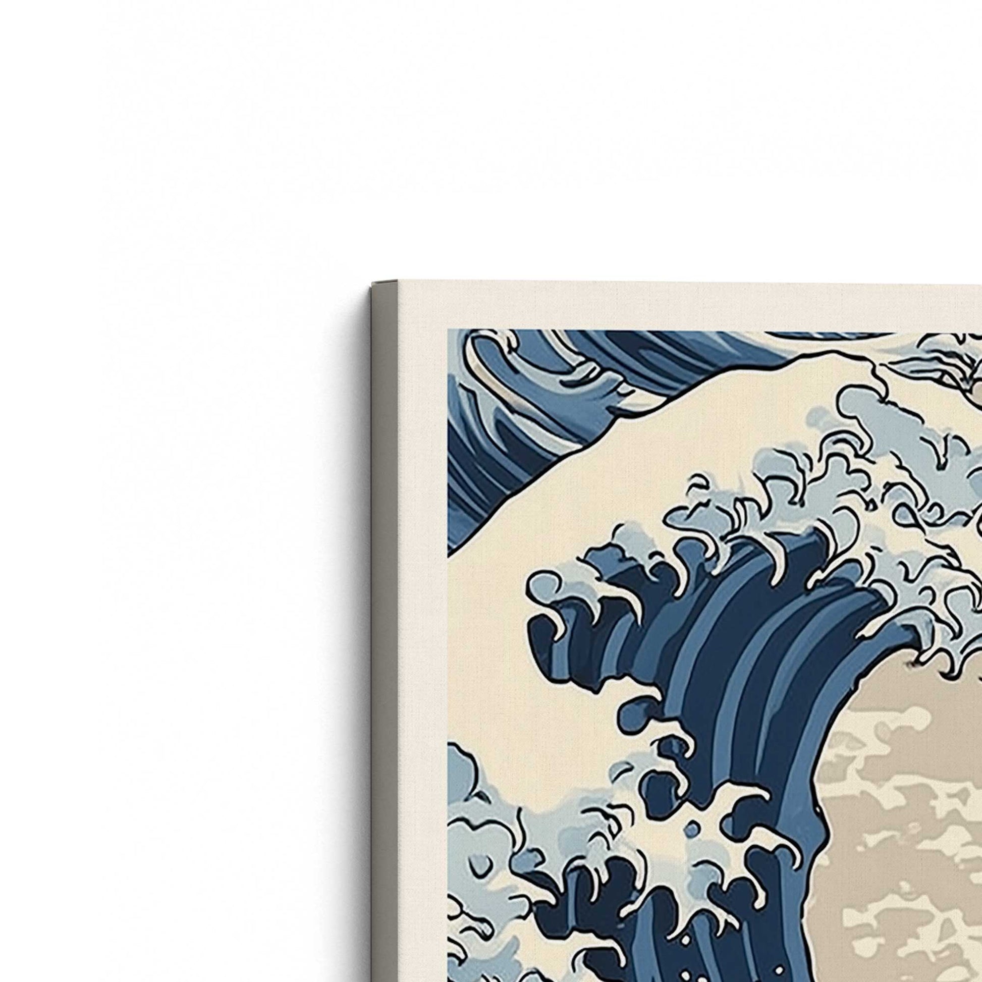 [Color:Stretched Canvas], Picture of the corner of the art