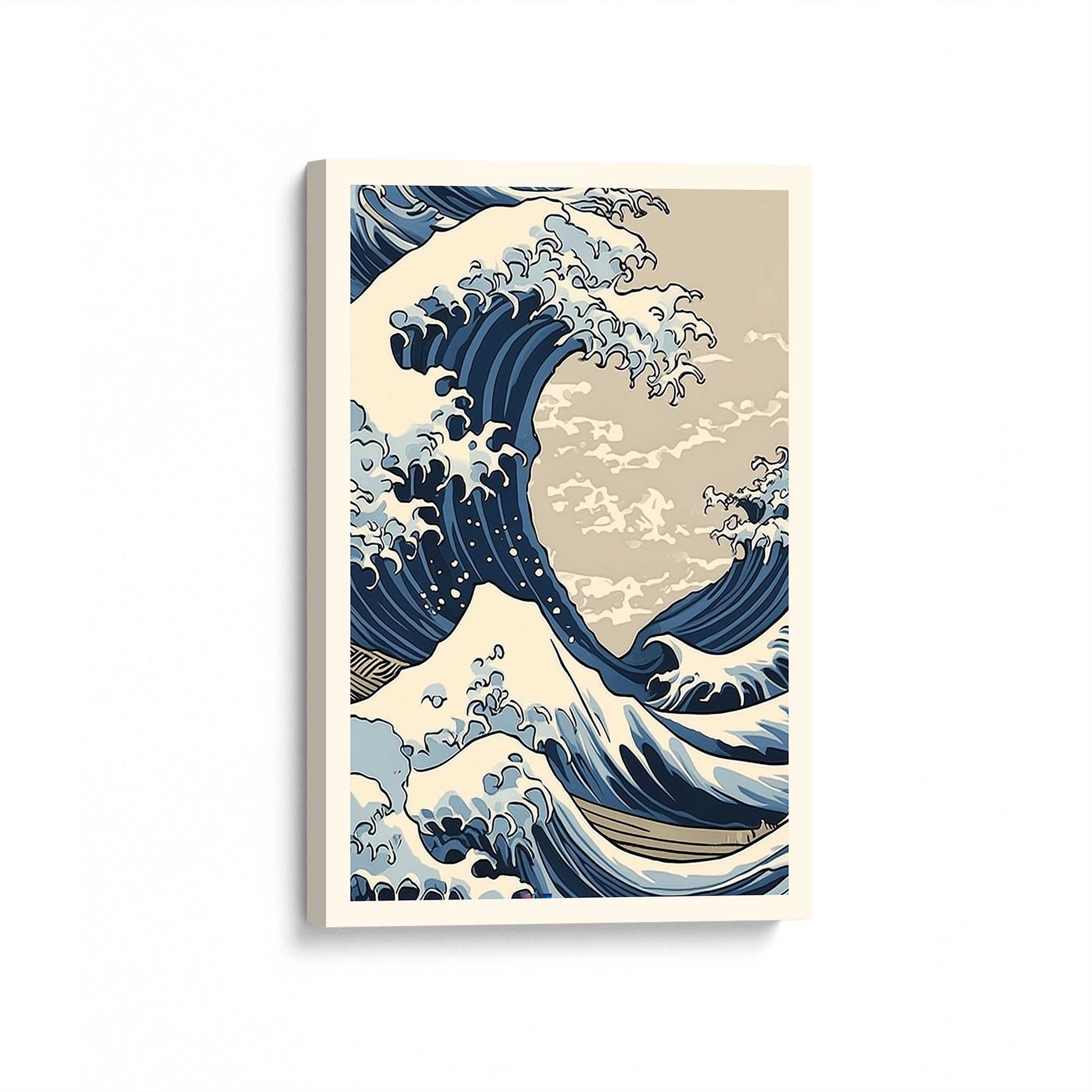 [Color:Stretched Canvas], Picture of art at an angle