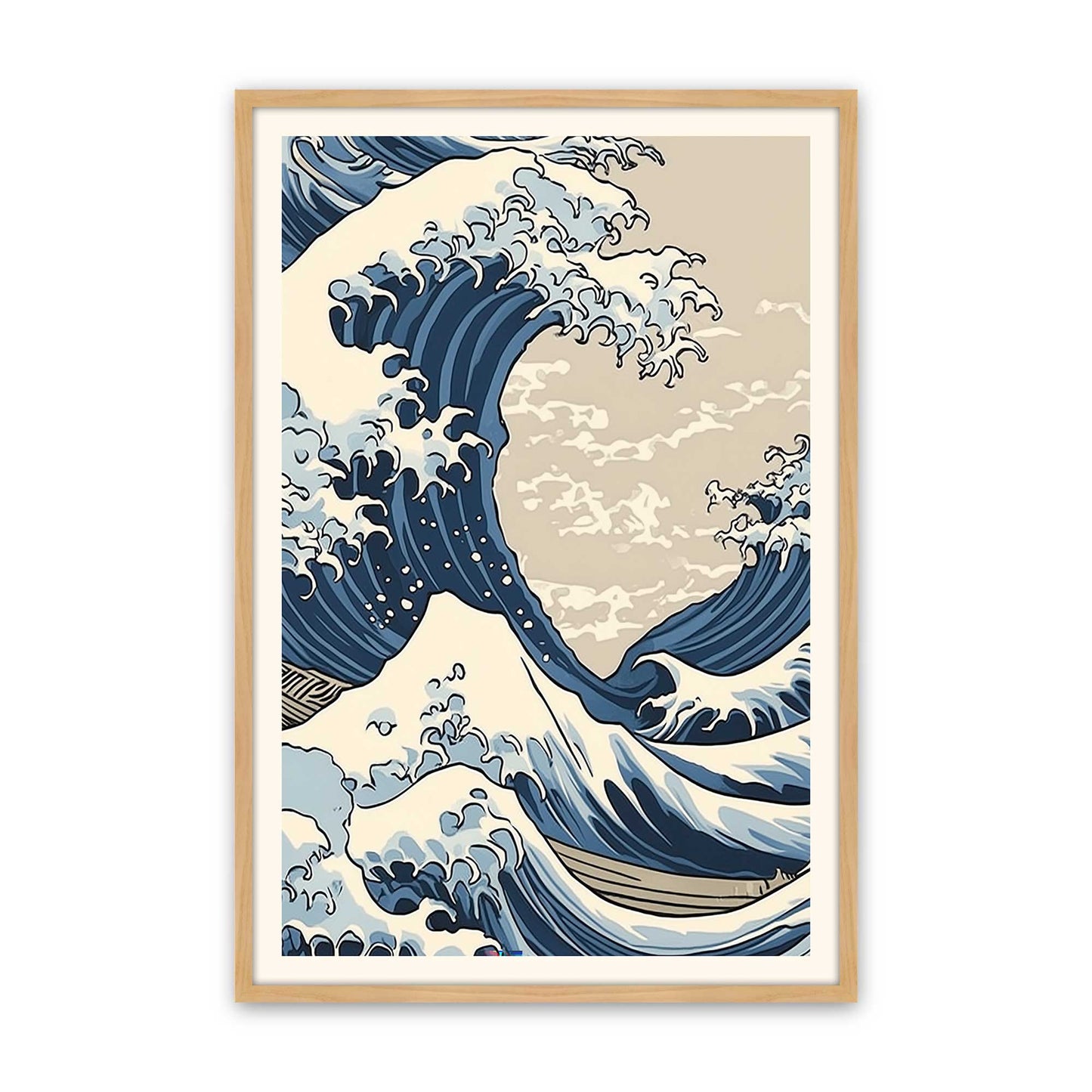[Color:American Maple], Picture of art in a American Maple frame