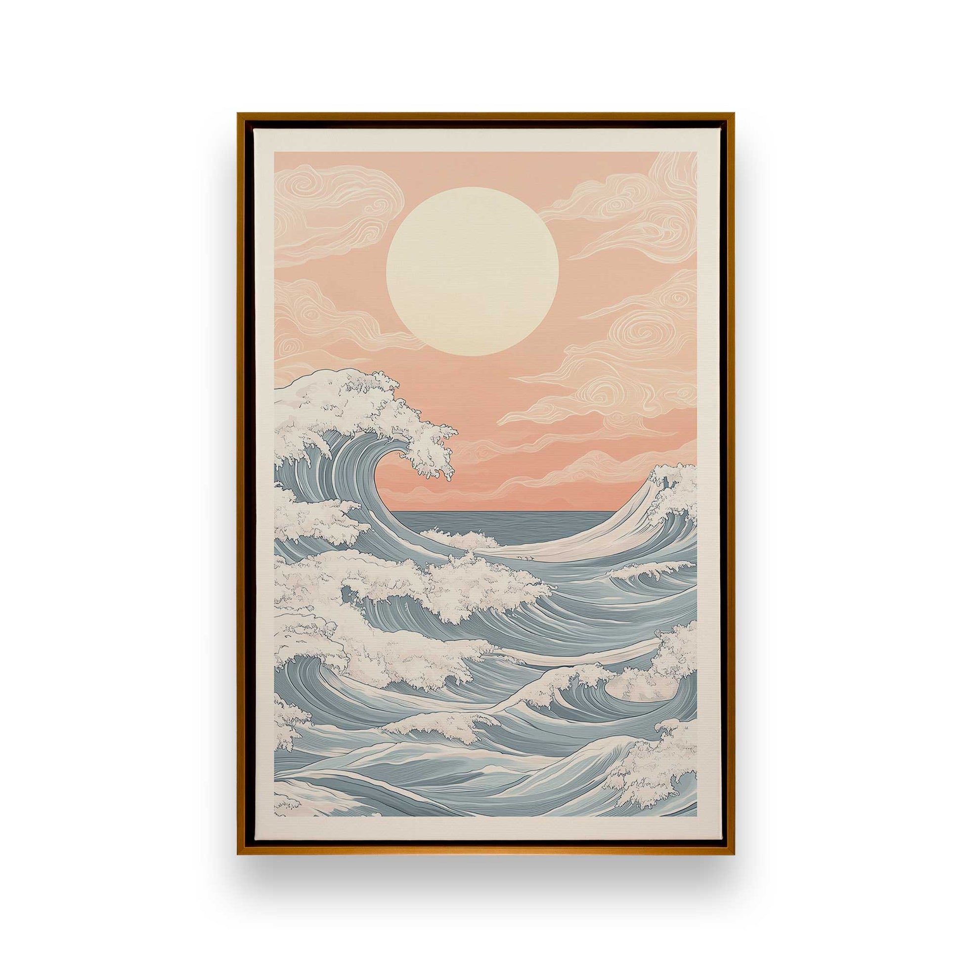 [Color:Polished Gold], Picture of art in a Polished Gold frame