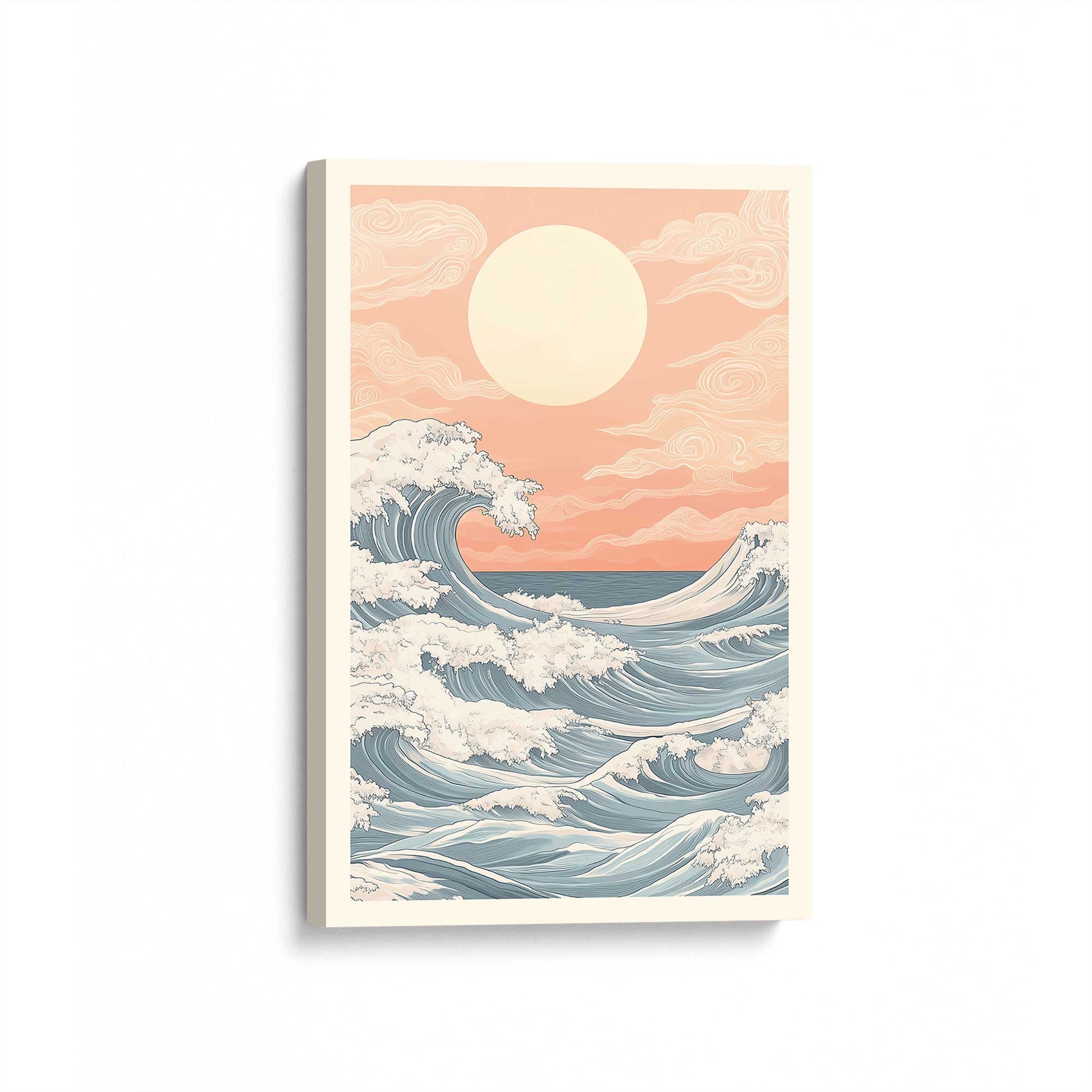 [Color:Stretched Canvas], Picture of art at an angle