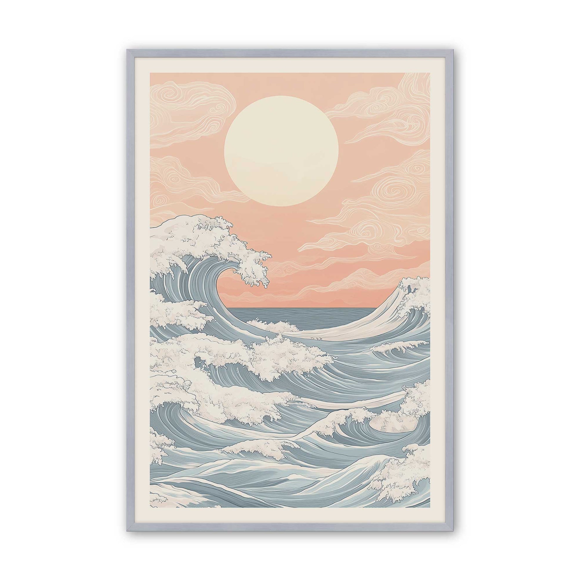 [Color:Polished Chrome], Picture of art in a Polished Chrome frame
