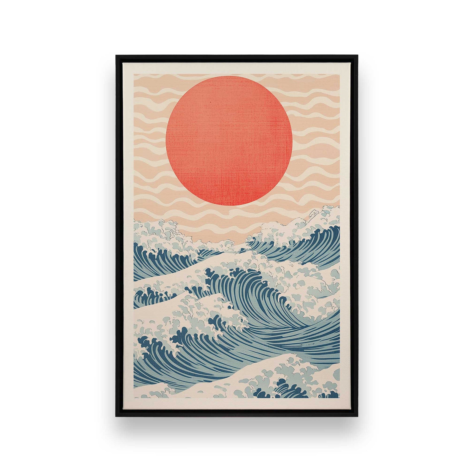 [Color:Satin Black], Picture of art in a Satin Black frame