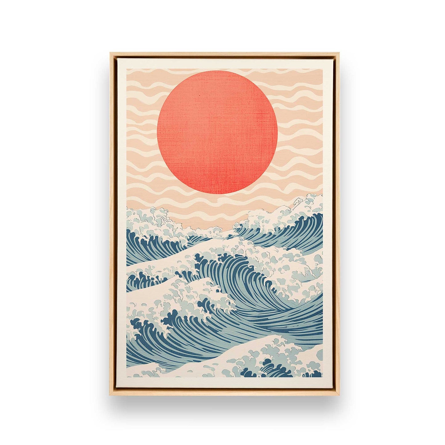 [Color:American Maple], Picture of art in a American Maple frame
