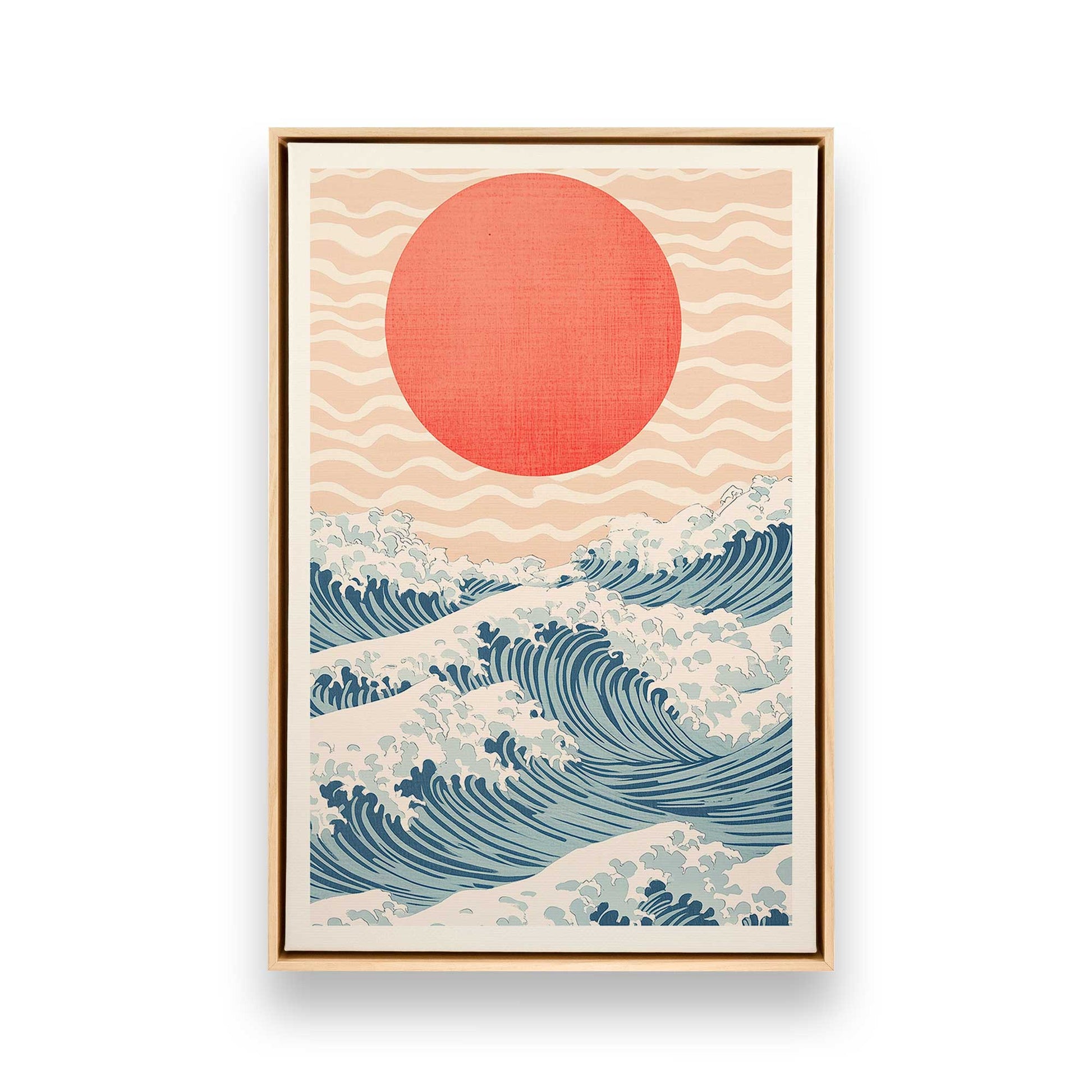 [Color:American Maple], Picture of art in a American Maple frame