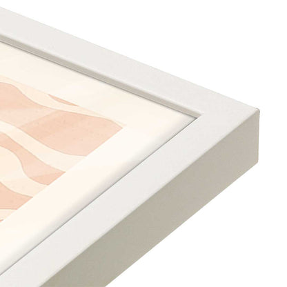 [Color:Opaque White], Picture of art in a Opaque White frame at an angle