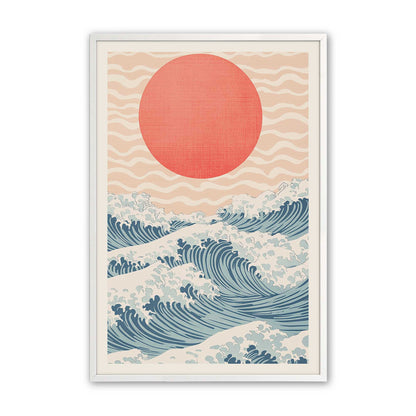 [Color:Opaque White], Picture of art in a Opaque White frame
