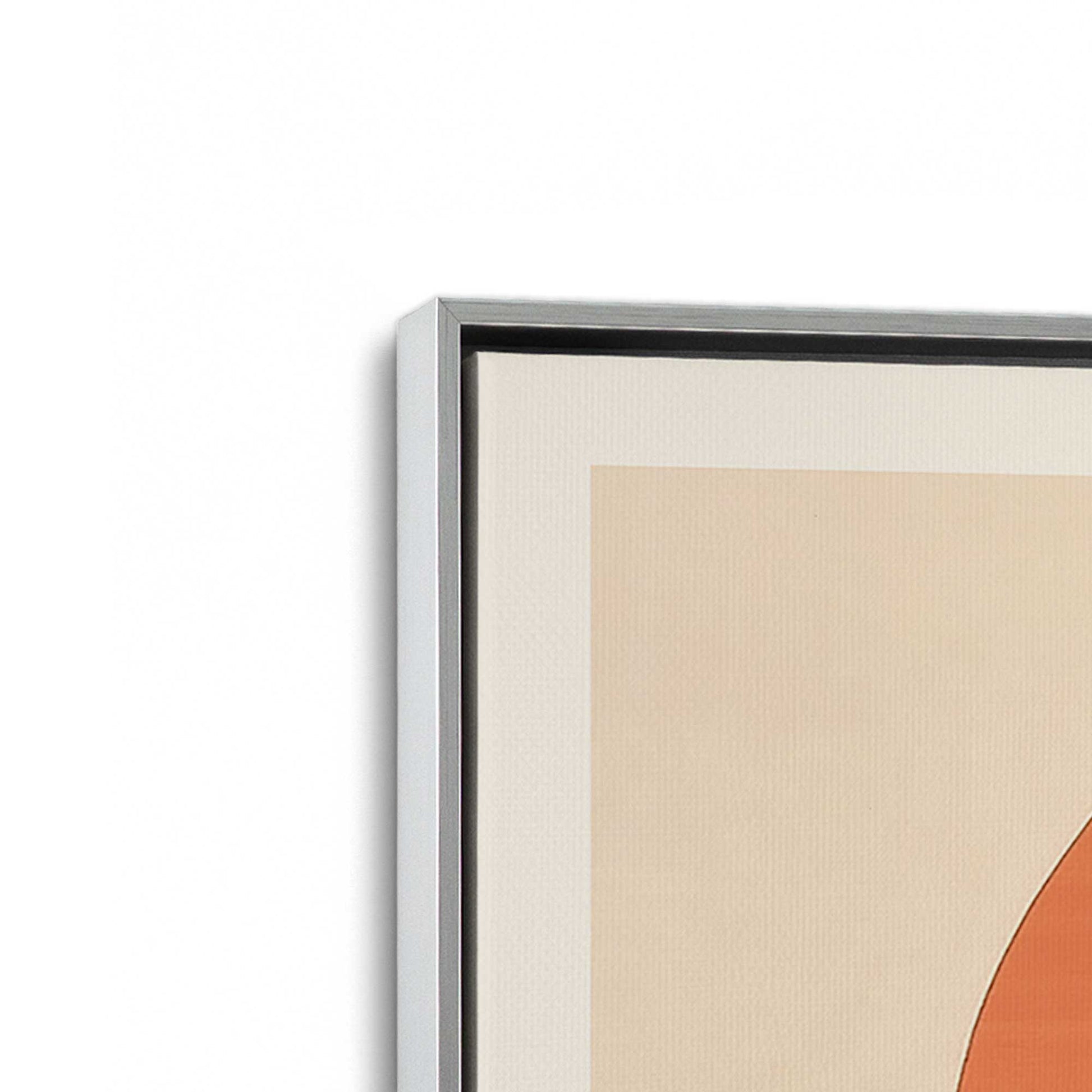 [Color:Polished Chrome], Picture of art in a Polished Chrome frame at an angle