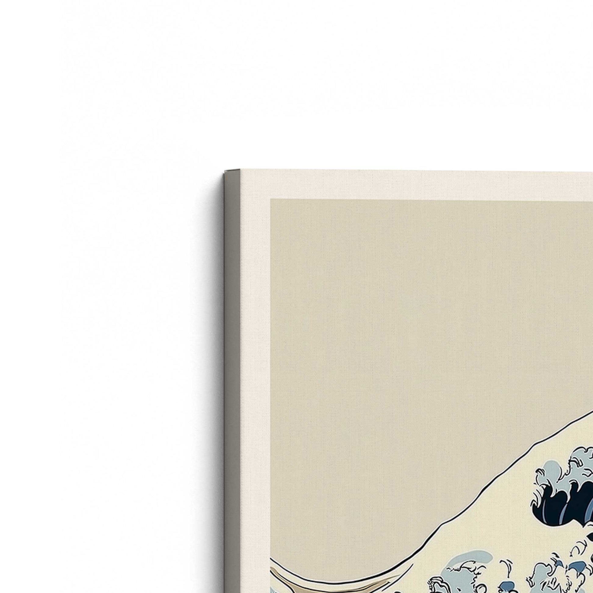 [Color:Stretched Canvas], Picture of the corner of the art