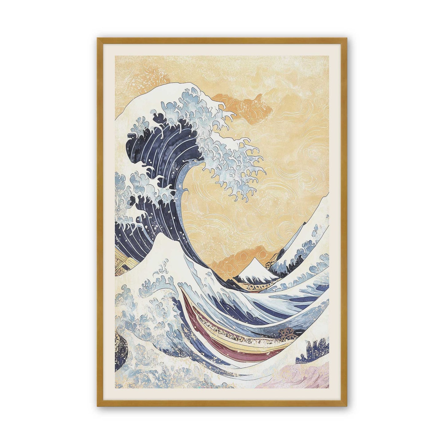 [Color:Polished Gold], Picture of art in a Polished Gold frame