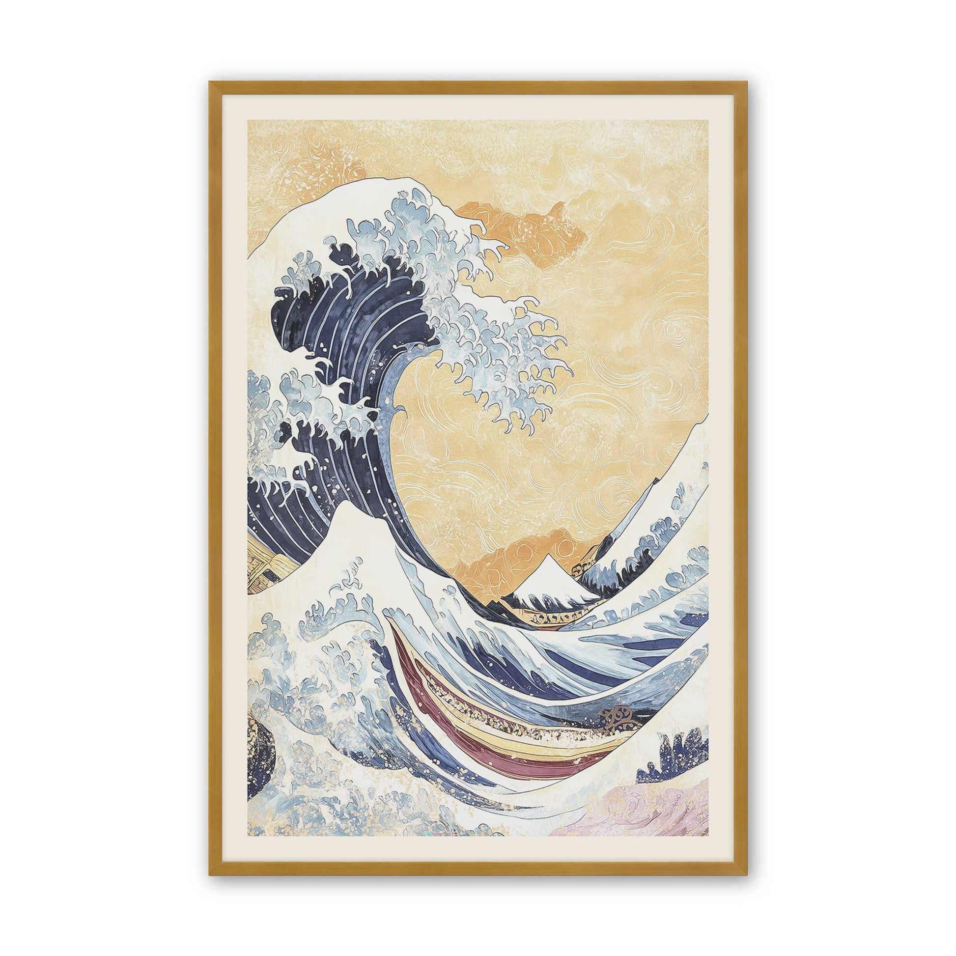 [Color:Polished Gold], Picture of art in a Polished Gold frame