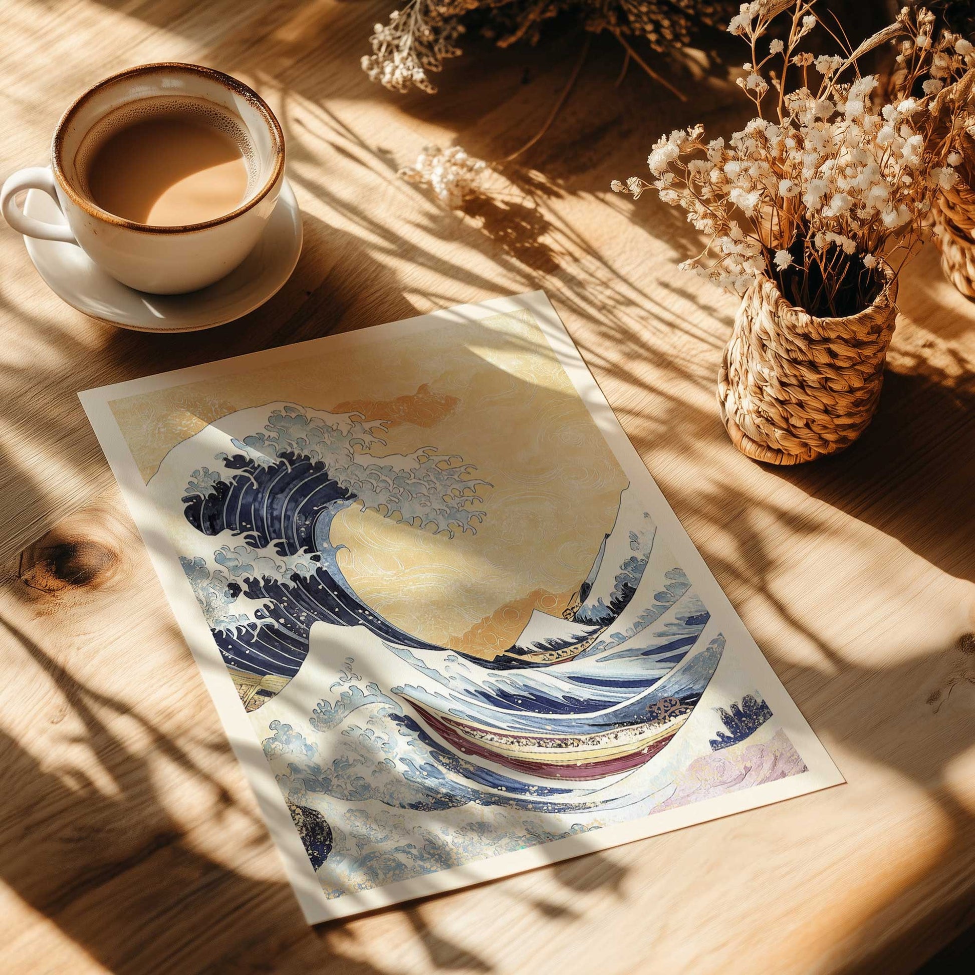 [Color:Rolled Print], Picture of close up of art
