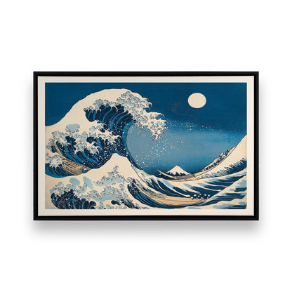 [Color:Satin Black], Picture of art in a Satin Black frame