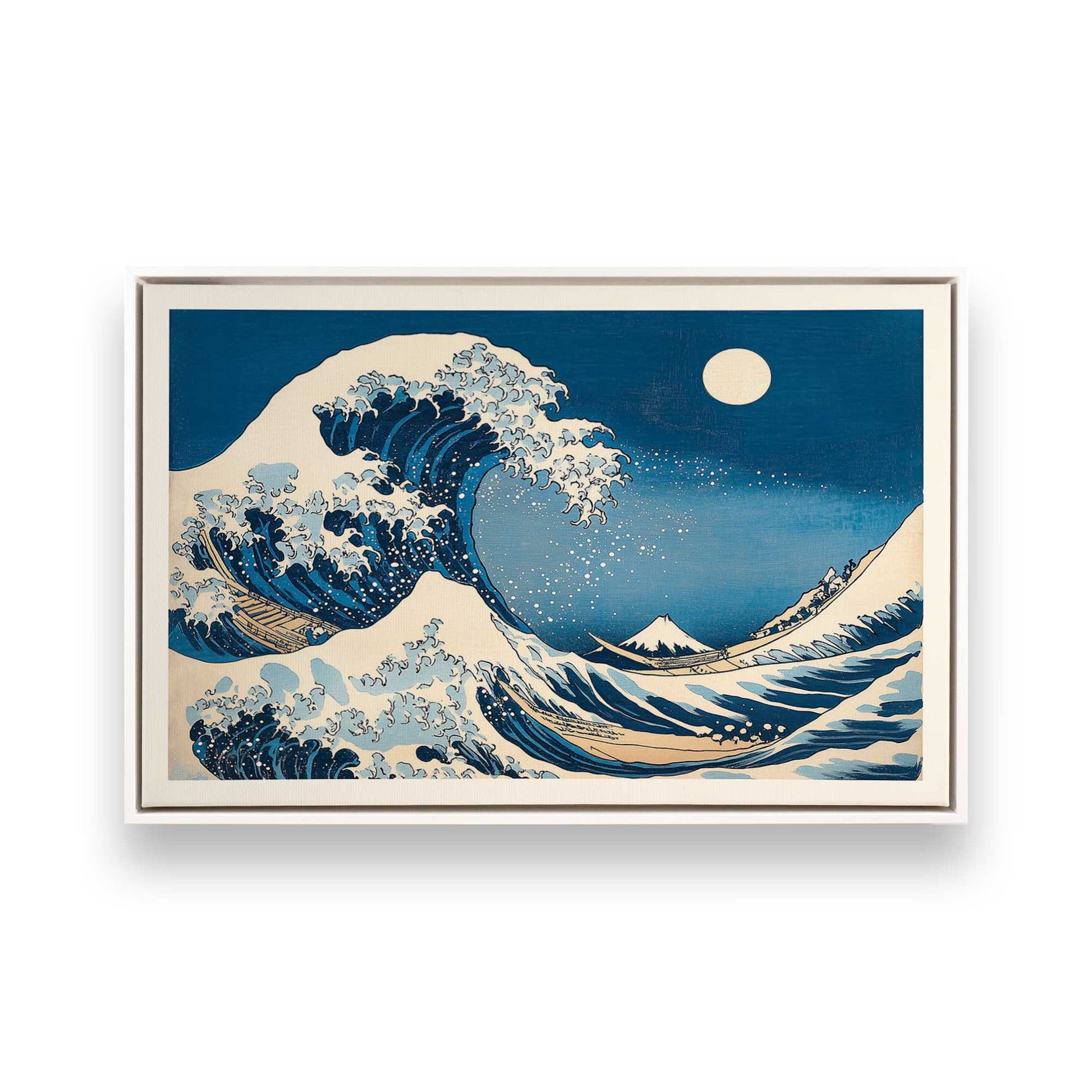 [Color:Opaque White], Picture of art in a White frame