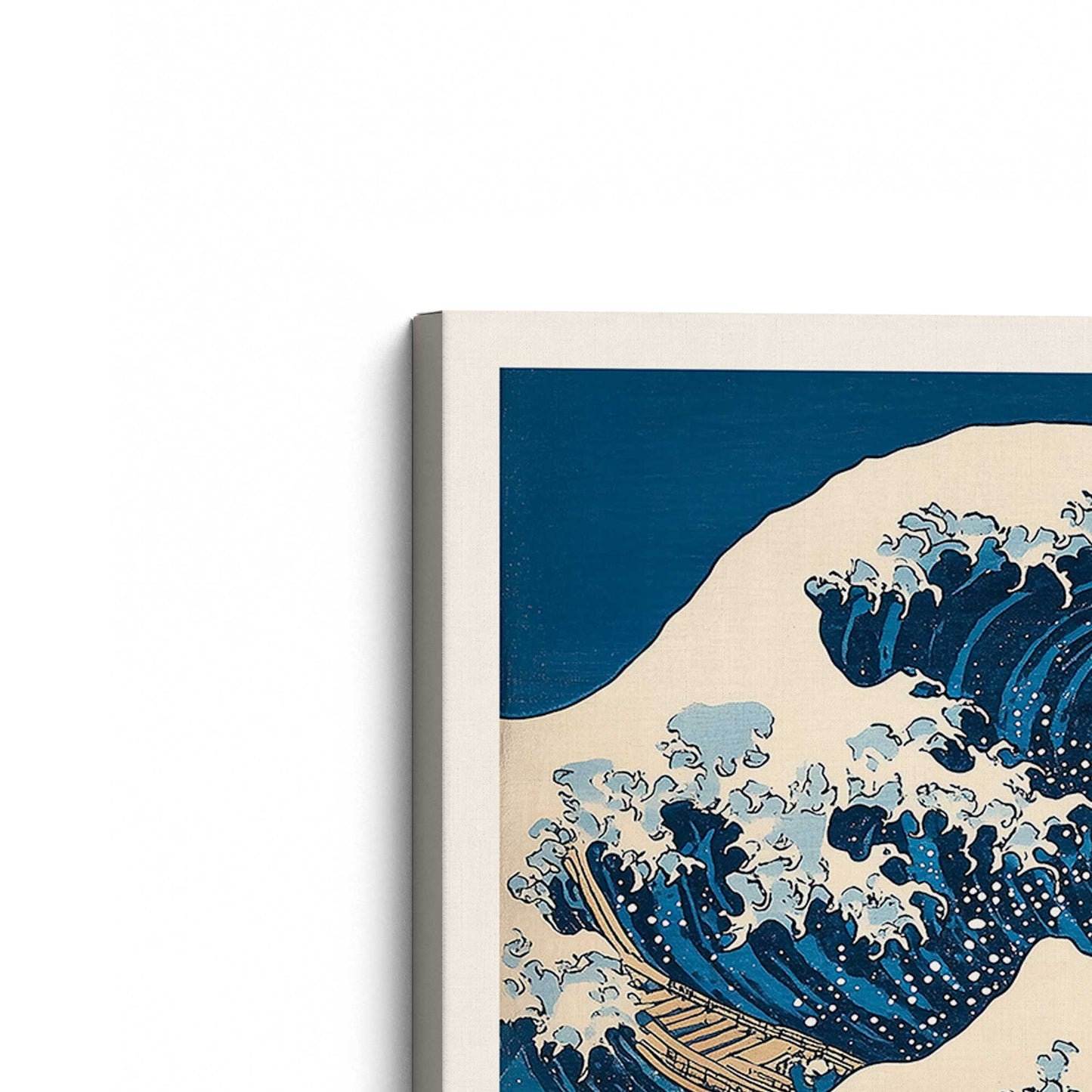 [Color:Stretched Canvas], Picture of the corner of the art