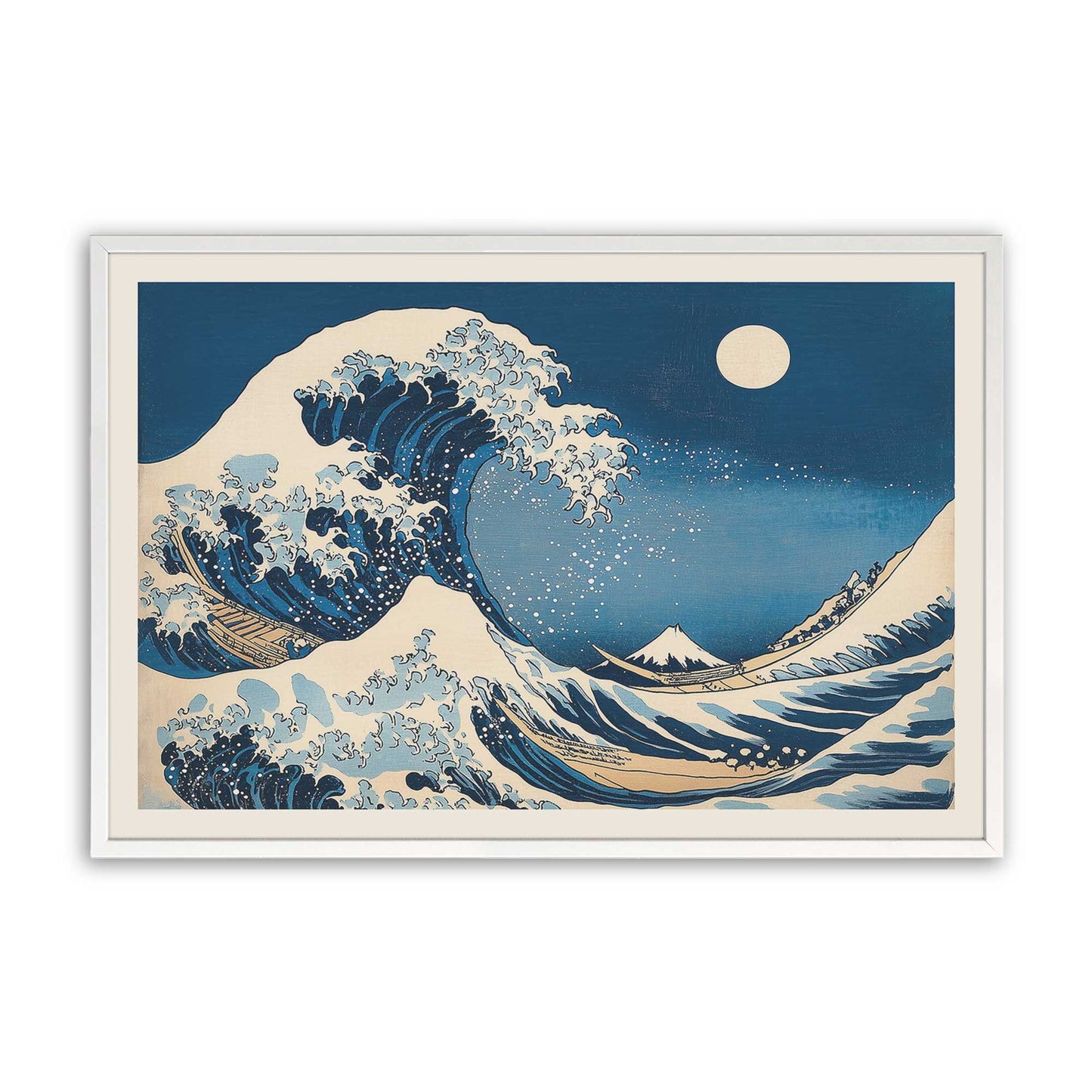 [Color:Opaque White], Picture of art in a Opaque White frame