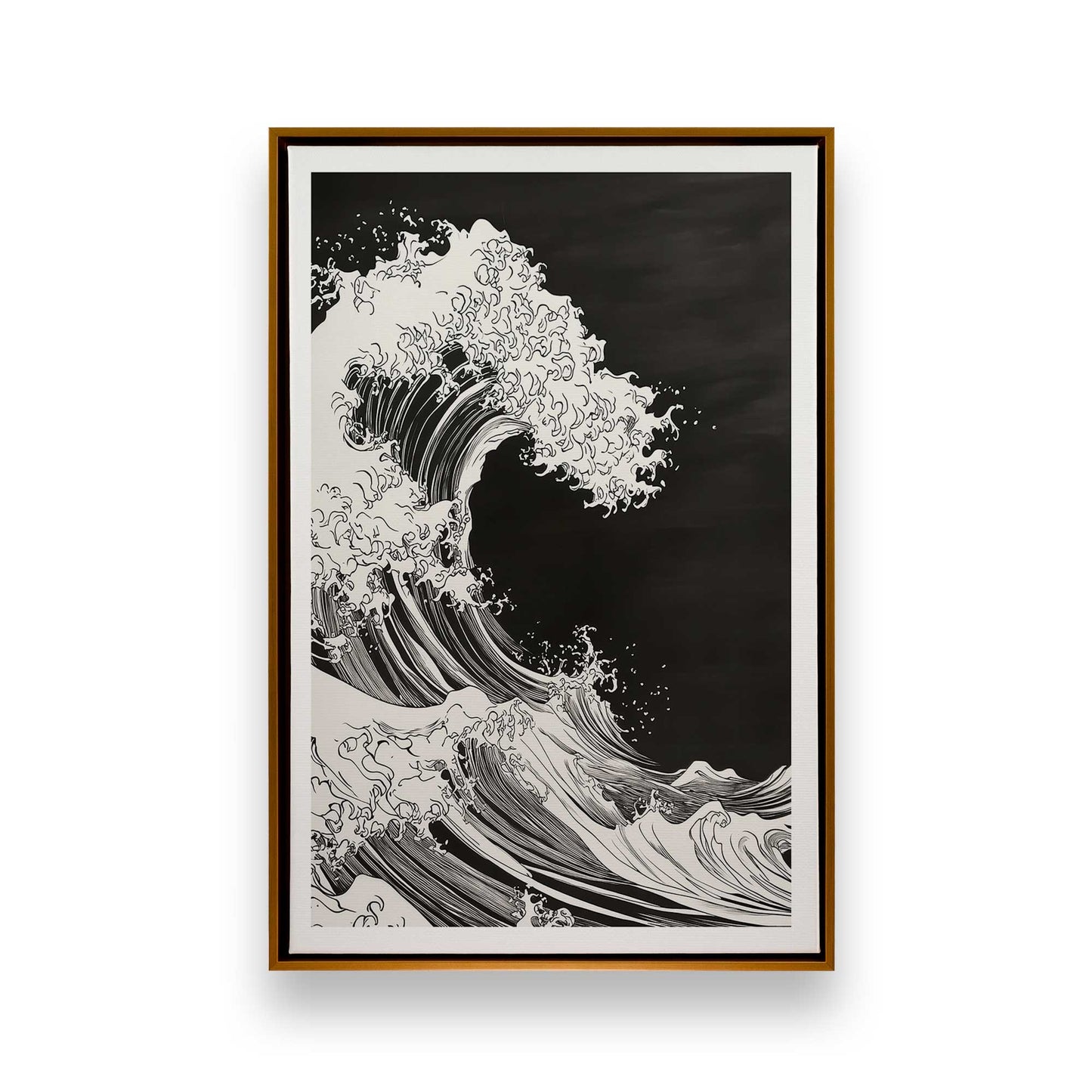 [Color:Polished Gold], Picture of art in a Polished Gold frame