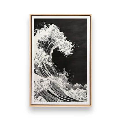 [Color:American Maple], Picture of art in a American Maple frame