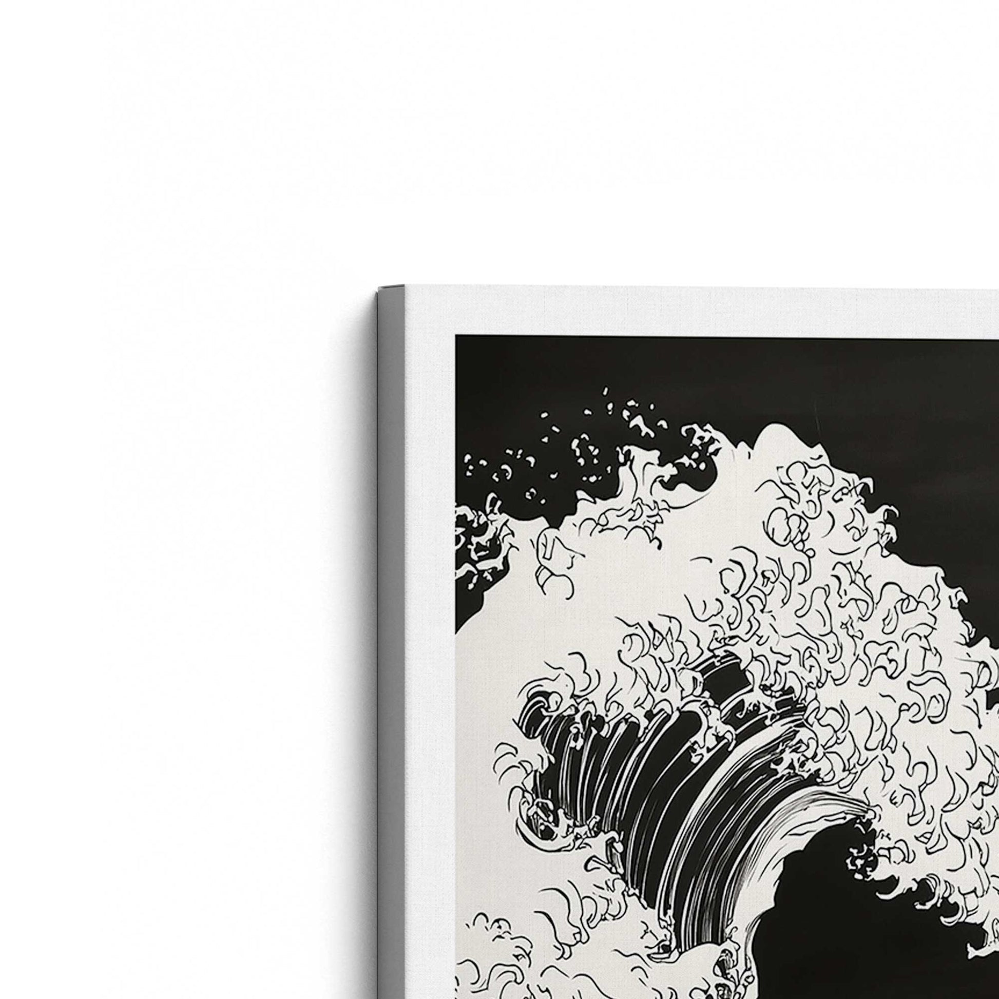 [Color:Stretched Canvas], Picture of the corner of the art
