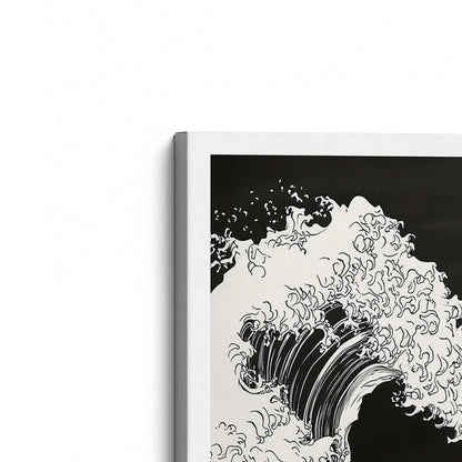 [Color:Stretched Canvas], Picture of the corner of the art