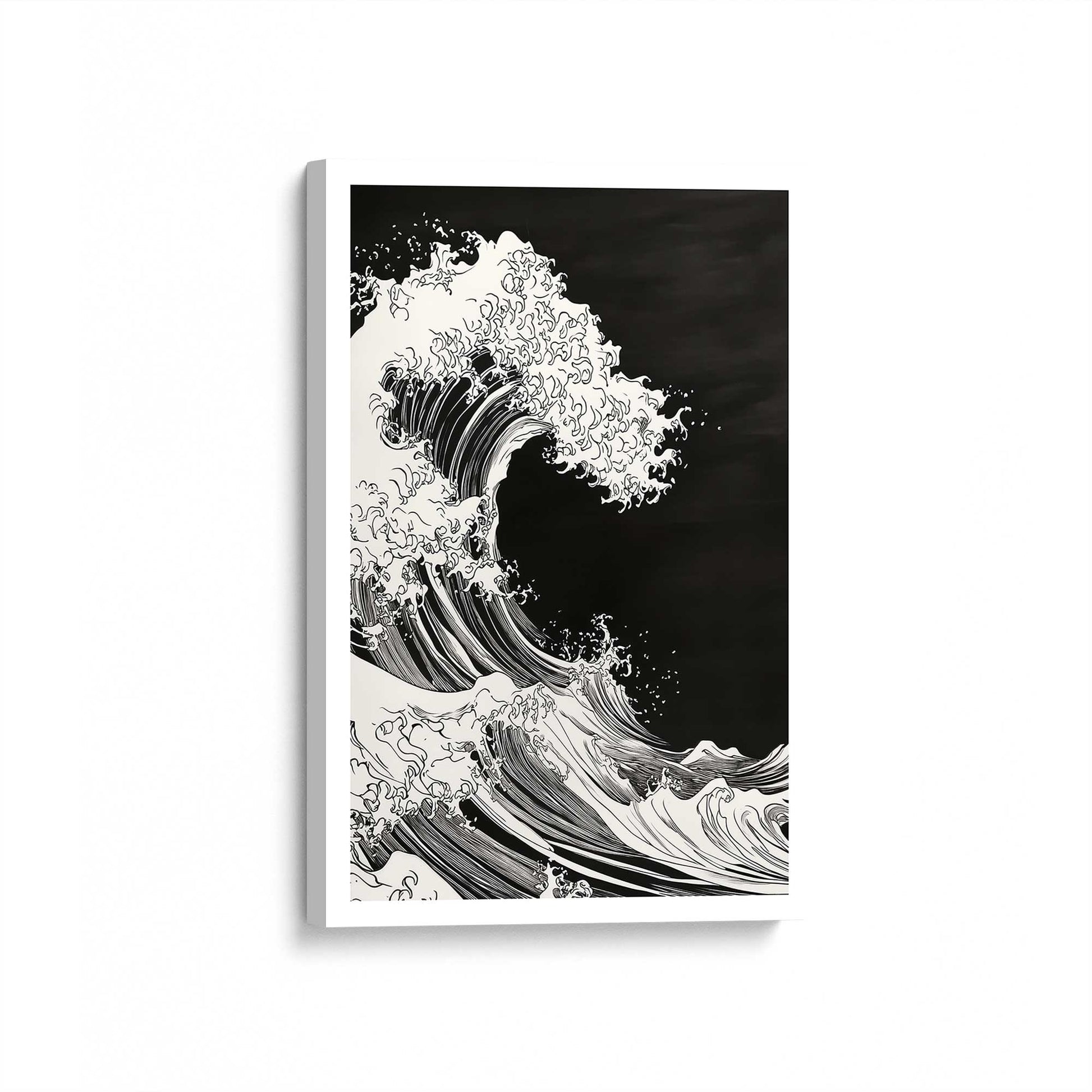 [Color:Stretched Canvas], Picture of art at an angle