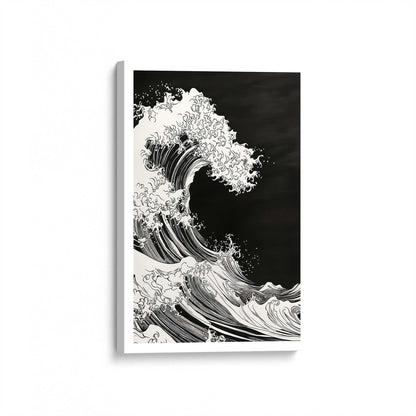 [Color:Stretched Canvas], Picture of art at an angle