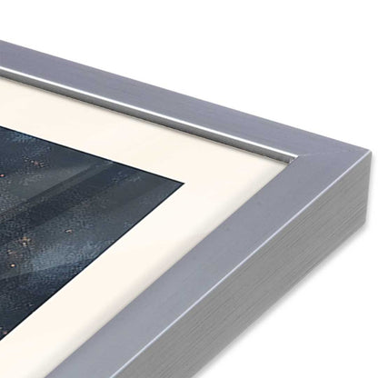 [Color:Polished Chrome], Picture of art in a Polished Chrome frame at an angle
