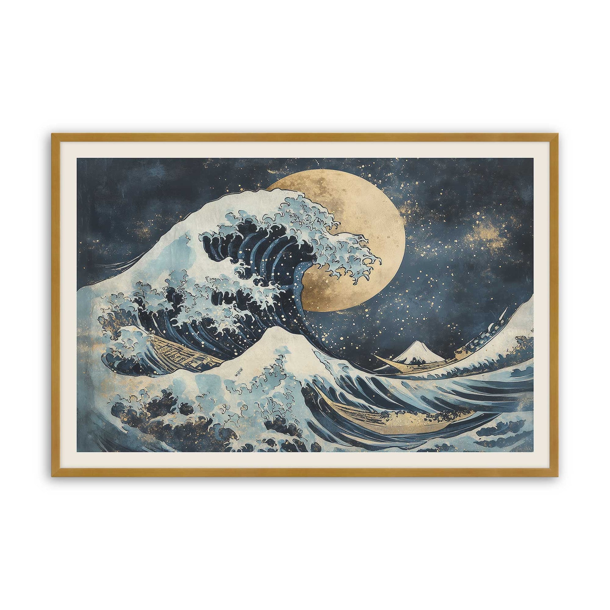 [Color:Polished Gold], Picture of art in a Polished Gold frame