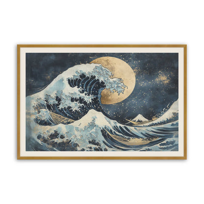 [Color:Polished Gold], Picture of art in a Polished Gold frame