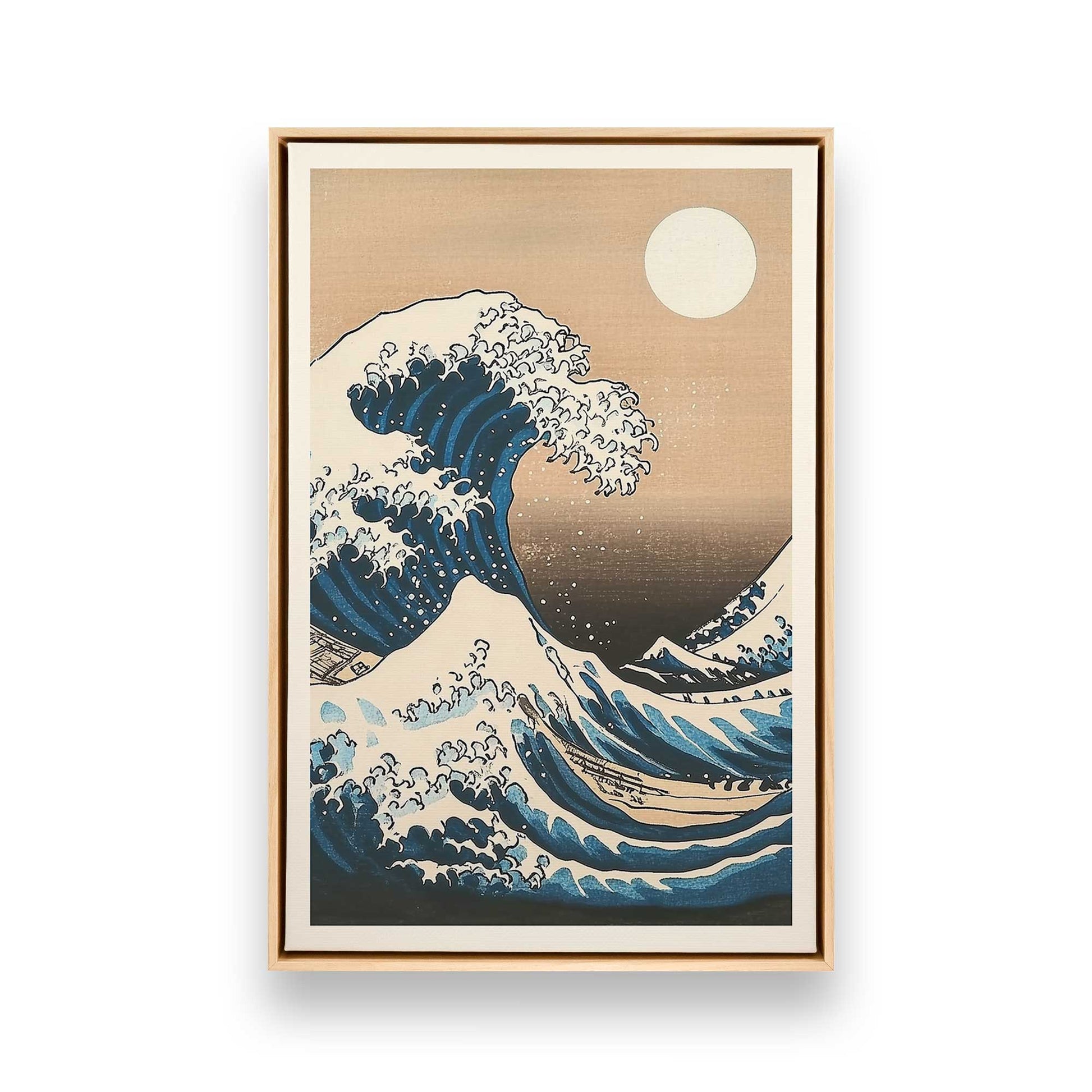 [Color:American Maple], Picture of art in a American Maple frame