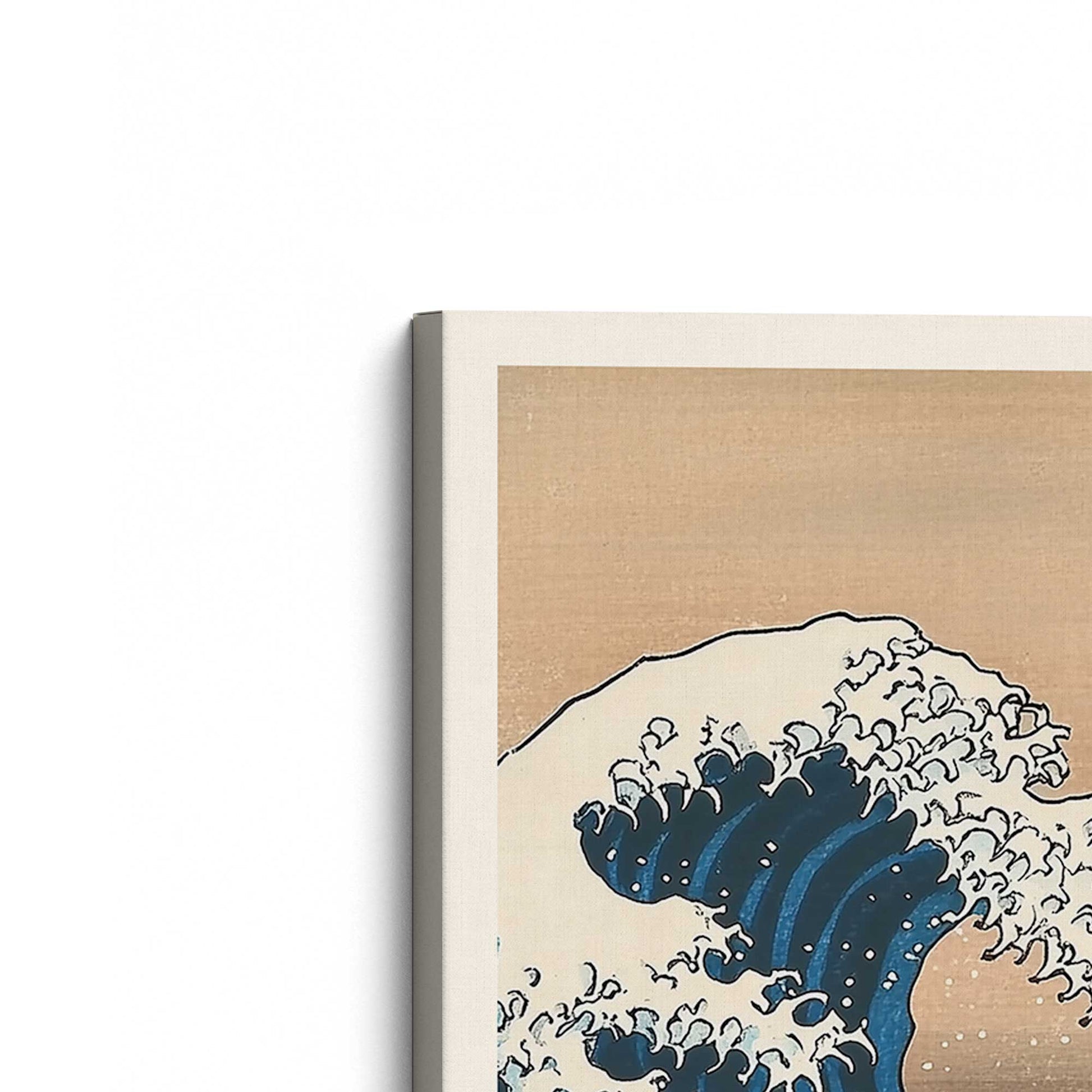 [Color:Stretched Canvas], Picture of the corner of the art