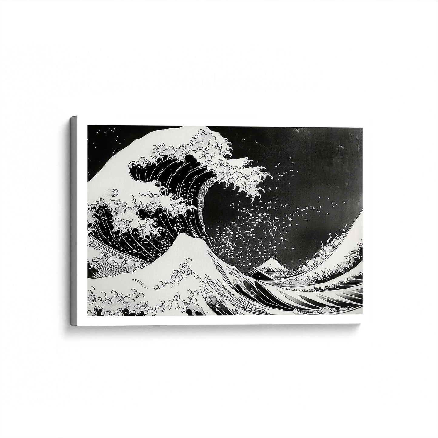 [Color:Stretched Canvas], Picture of art at an angle