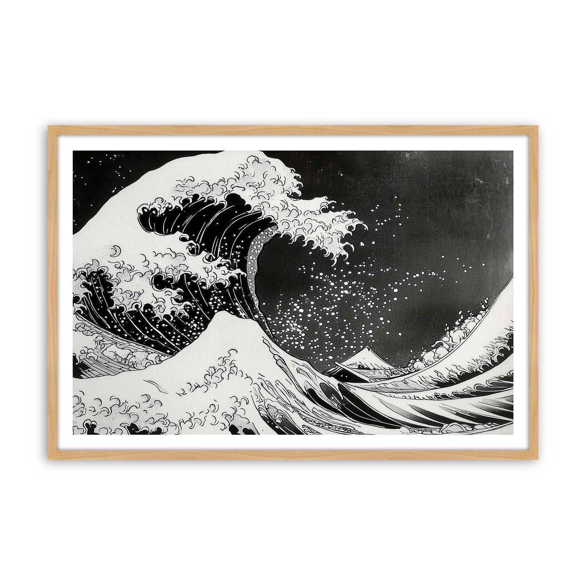 [Color:American Maple], Picture of art in a American Maple frame
