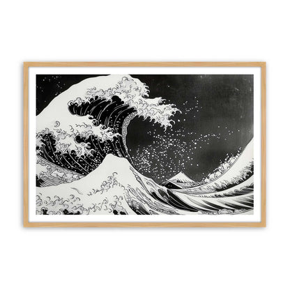 [Color:American Maple], Picture of art in a American Maple frame