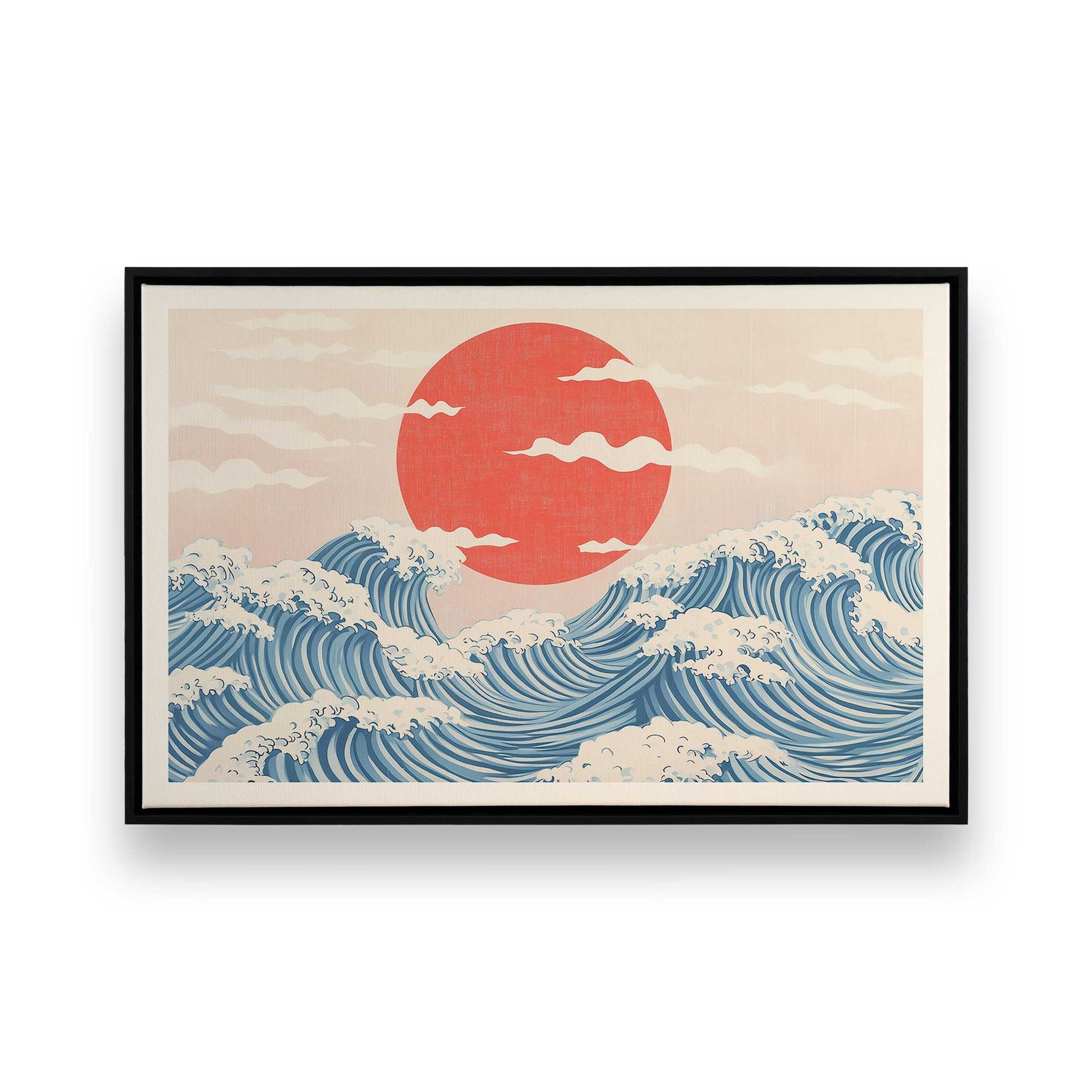 [Color:Satin Black], Picture of art in a Satin Black frame