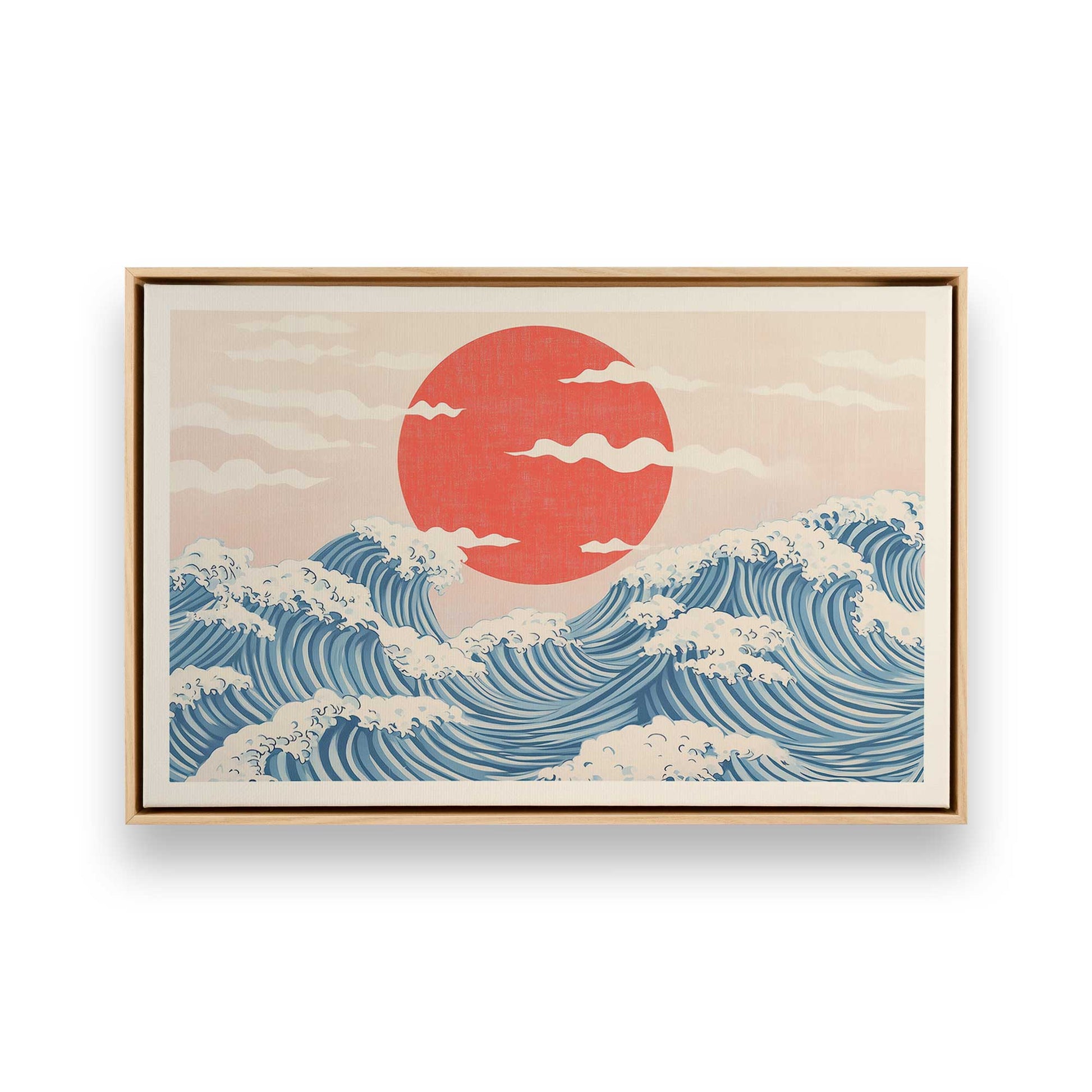 [Color:American Maple], Picture of art in a American Maple frame