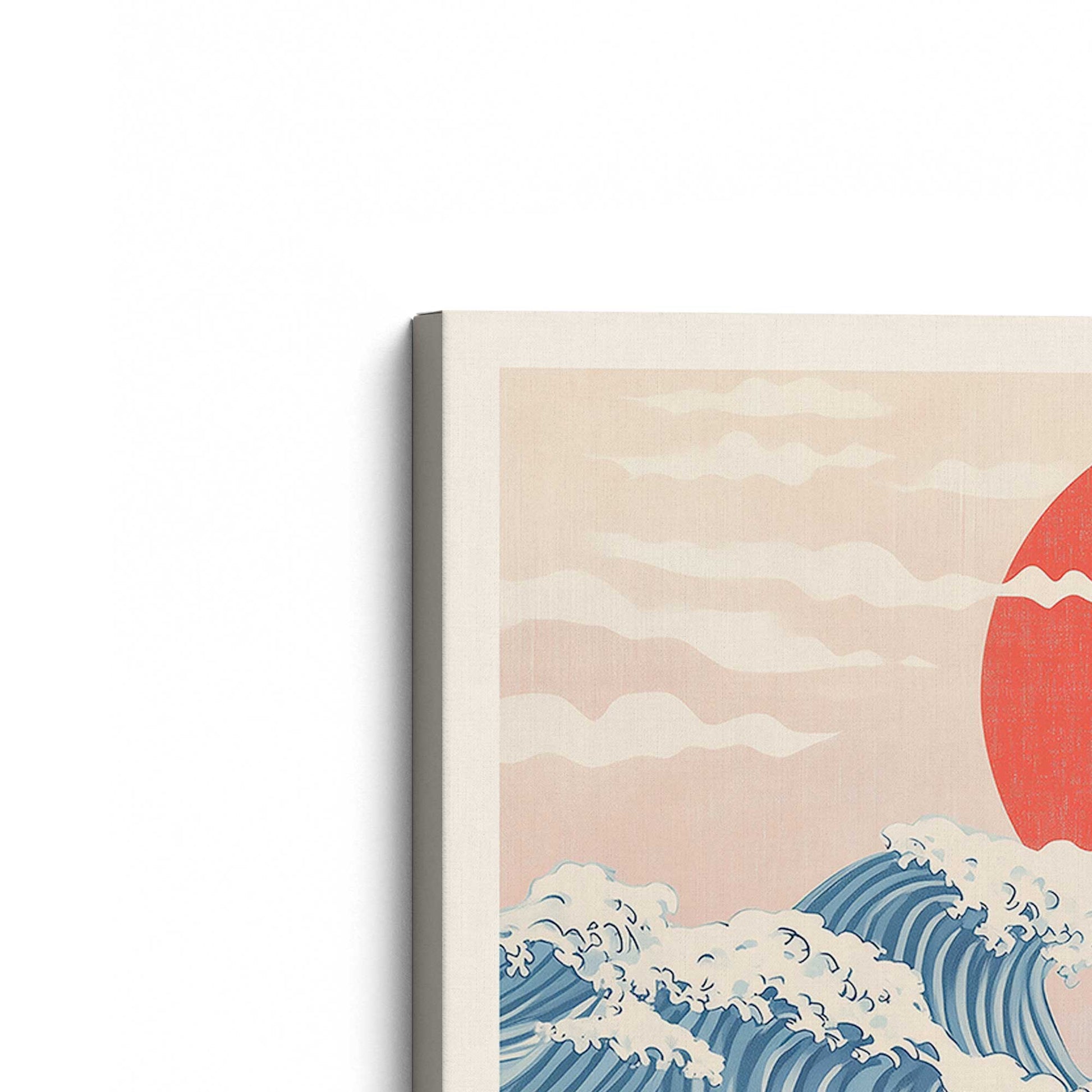 [Color:Stretched Canvas], Picture of the corner of the art