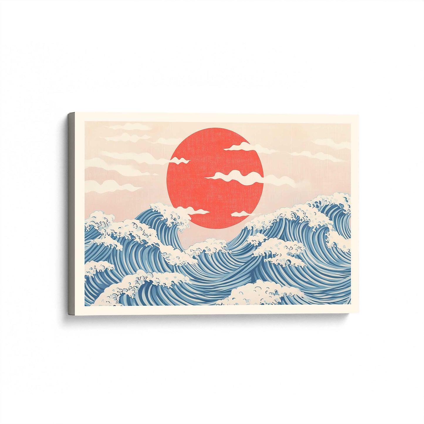 [Color:Stretched Canvas], Picture of art at an angle