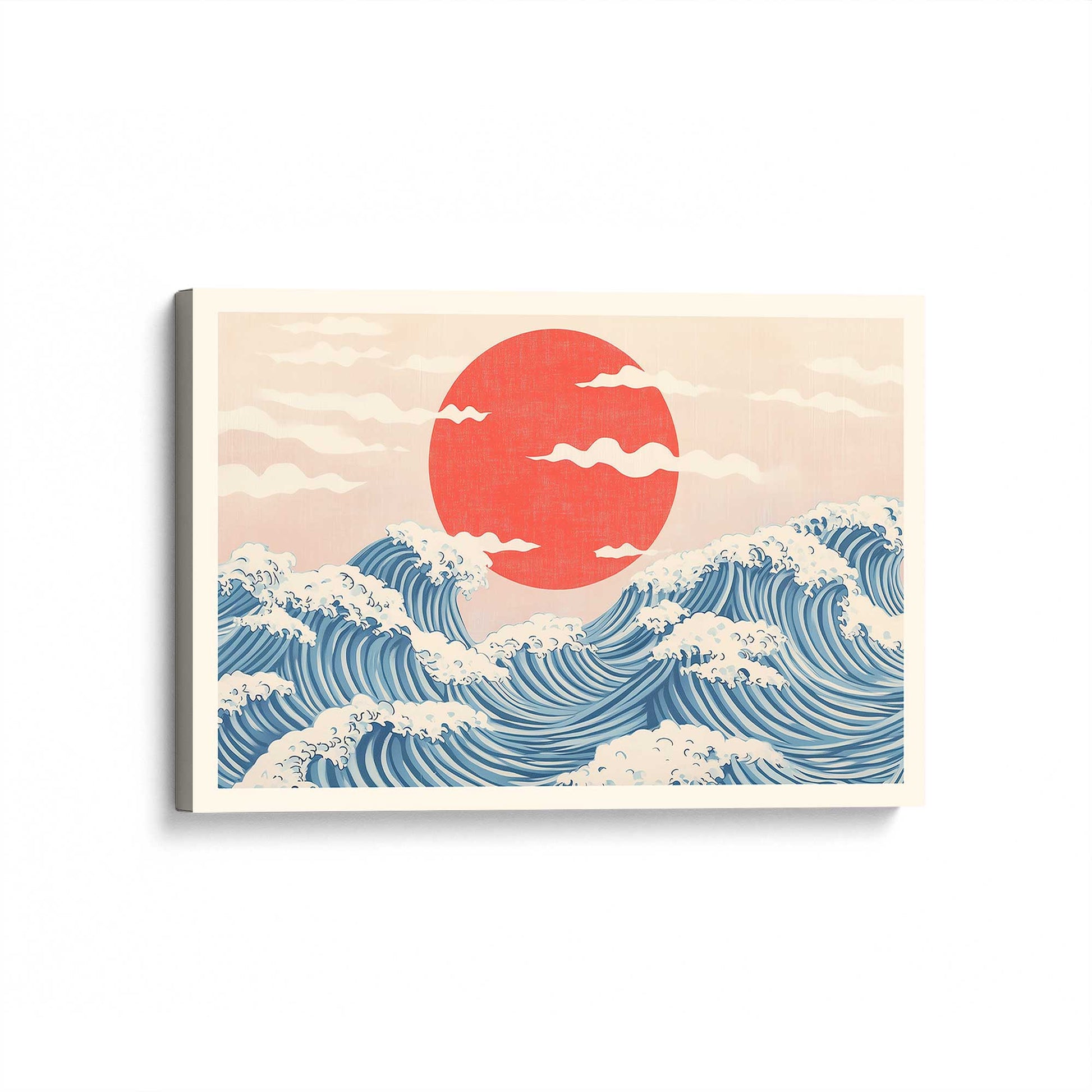 [Color:Stretched Canvas], Picture of art at an angle