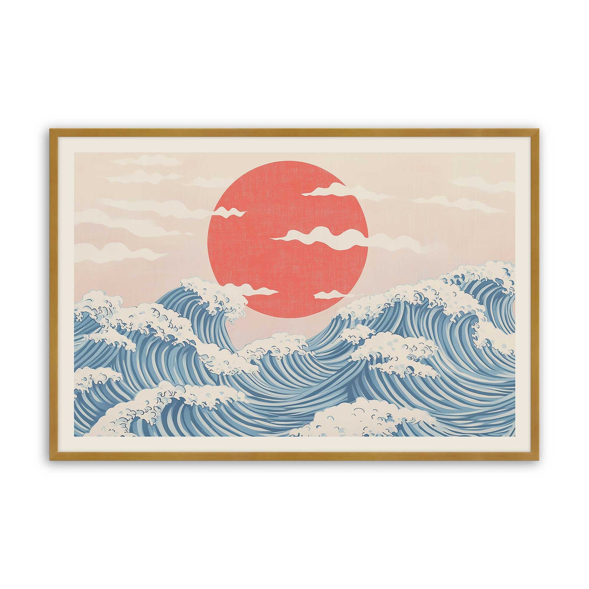 [Color:Polished Gold], Picture of art in a Polished Gold frame